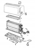 Black & Decker T240 Toaster Spare Parts TYPE 1